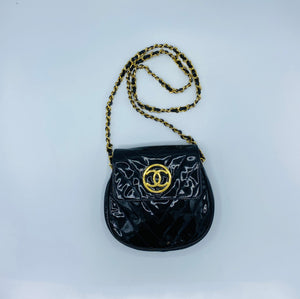 Chanel Black Vernis Bag