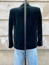 Cargar imagen en el visor de la galería, Saint Laurent Velvet Blazer