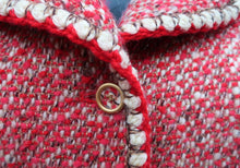 Charger l'image dans la galerie, Chanel Red Tweed Jacket