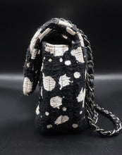 Charger l'image dans la galerie, Chanel Splatter Paint B&W Tweed Bag