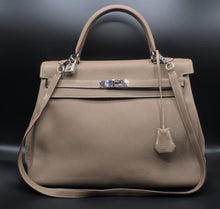 Charger l'image dans la galerie, Hermès Étoupe Kelly Bag 35 CM