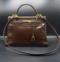 Charger l'image dans la galerie, Hermès Brown Kelly Bag 32 CM