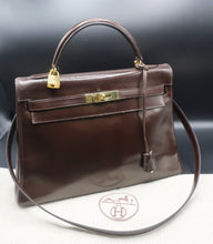 Charger l'image dans la galerie, Hermès Brown Kelly Bag 32 CM