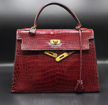 Charger l'image dans la galerie, Hermès Kelly 32 CM Croco Bag