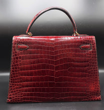 Charger l'image dans la galerie, Hermès Kelly 32 CM Croco Bag
