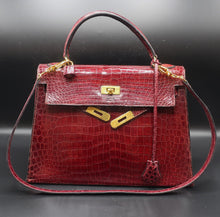 Charger l'image dans la galerie, Hermès Kelly 32 CM Croco Bag