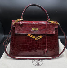 Charger l'image dans la galerie, Hermès Kelly 32 CM Croco Bag