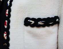 Load image into Gallery viewer, Chanel White Tweed Jacket