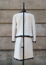 Load image into Gallery viewer, Chanel White Tweed Jacket
