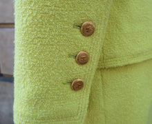 Charger l'image dans la galerie, Chanel Lime Wool Suit