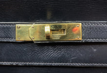 Charger l'image dans la galerie, Hermès Navy Blue Kelly Bag 32