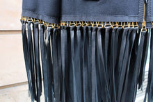 Charger l'image dans la galerie, Moschino Wool & Leather Fringe Jacket