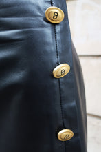 Cargar imagen en el visor de la galería, 11. Christian Dior Couture Leather Skirt