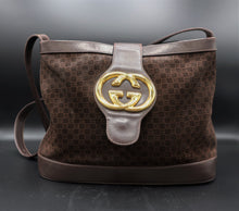 Load image into Gallery viewer, 2. Gucci GG Suede Monogram Bag