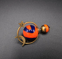 Cargar imagen en el visor de la galería, Dior "Mise en Dior" Orange Earring