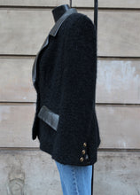 Carica l'immagine nel visualizzatore di Gallery, Céline Black Wool Jacket