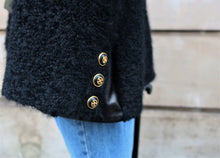 Carica l'immagine nel visualizzatore di Gallery, Céline Black Wool Jacket