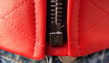 Carica l'immagine nel visualizzatore di Gallery, Louis Vuitton Red Leather Jacket
