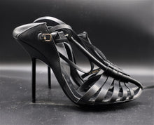 Charger l'image dans la galerie, Saint Laurent Black Strappy Sandals