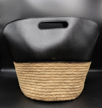 Charger l'image dans la galerie, Céline Raffia & Leather Handbag