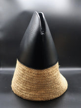 Charger l'image dans la galerie, Céline Raffia & Leather Handbag