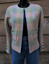 Cargar imagen en el visor de la galería, Chanel Pastel Tweed Jacket