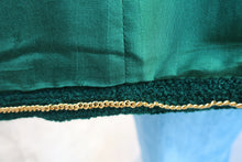 Cargar imagen en el visor de la galería, Chanel Green Tweed Jacket