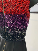 Cargar imagen en el visor de la galería, Traje de noche bimaterial de Elie Saab