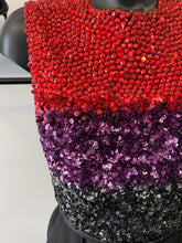 Cargar imagen en el visor de la galería, Traje de noche bimaterial de Elie Saab