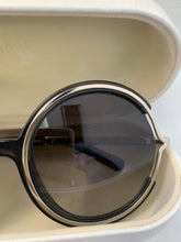 Cargar imagen en el visor de la galería, Gafas de sol de metal plateado y gris Chloe