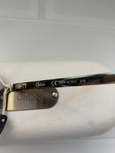 Cargar imagen en el visor de la galería, Gafas de sol de metal plateado y gris Chloe