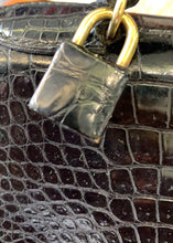 Cargar imagen en el visor de la galería, Hermès Kelly vintage en crocodile