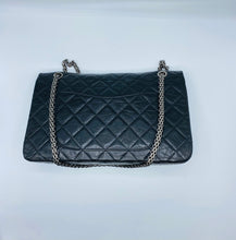 Load image into Gallery viewer, Chanel 2.55  black silver hardware
