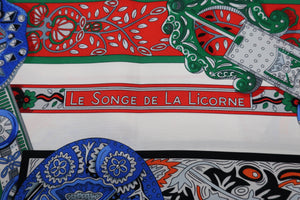 Hermès Carré „Le Songe de la Licorne“ Silk Scarf