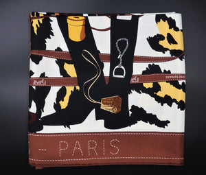 Hermès Carré „Monsieur et Madame“ Silk Scarf