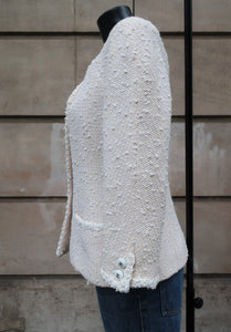 Chanel Off-white Tweed Jacket