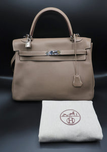Hermès Étoupe  Kelly Bag 35 CM