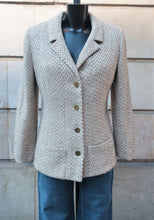 Load image into Gallery viewer, Chanel Beige Tweed Jacket
