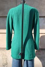 Load image into Gallery viewer, Chanel Green Tweed Jacket
