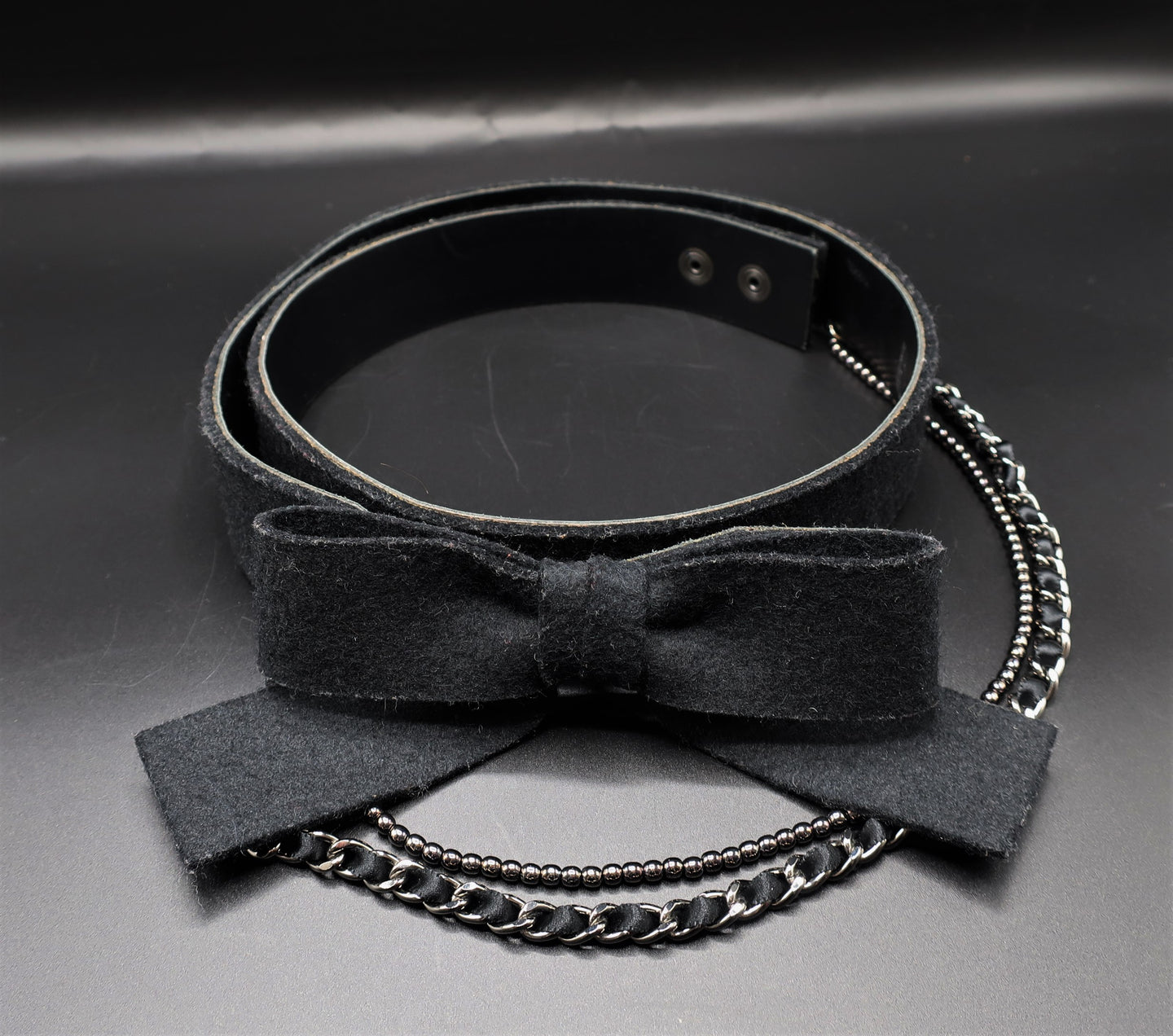 Chanel Ribbon & Chain Belt