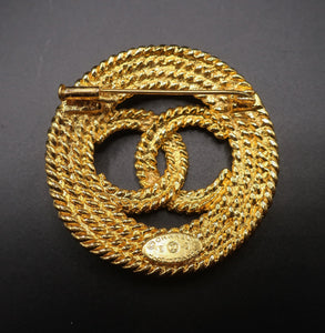 Chanel CC Logo Brooch