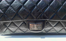 Load image into Gallery viewer, 2.55 Black Chanel Bag
