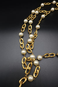 Chanel Pearl Chain Belt