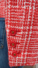 Carica l&#39;immagine nel visualizzatore di Gallery, Chanel Red Tweed Jacket
