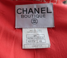 Load image into Gallery viewer, Chanel Red Tweed Jacket
