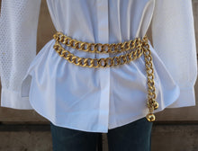 Cargar imagen en el visor de la galería, Chanel Gold Chain Belt
