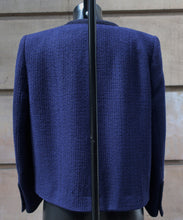 Charger l&#39;image dans la galerie, Chanel Navy Tweed Jacket
