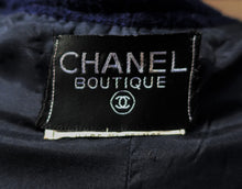 Charger l&#39;image dans la galerie, Chanel Navy Tweed Jacket
