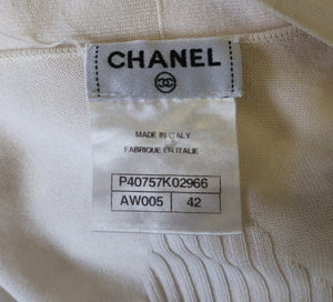 Chanel White Cardigan