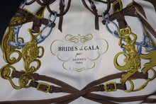 Cargar imagen en el visor de la galería, Hermès Brides de Gala Brown Scarf
